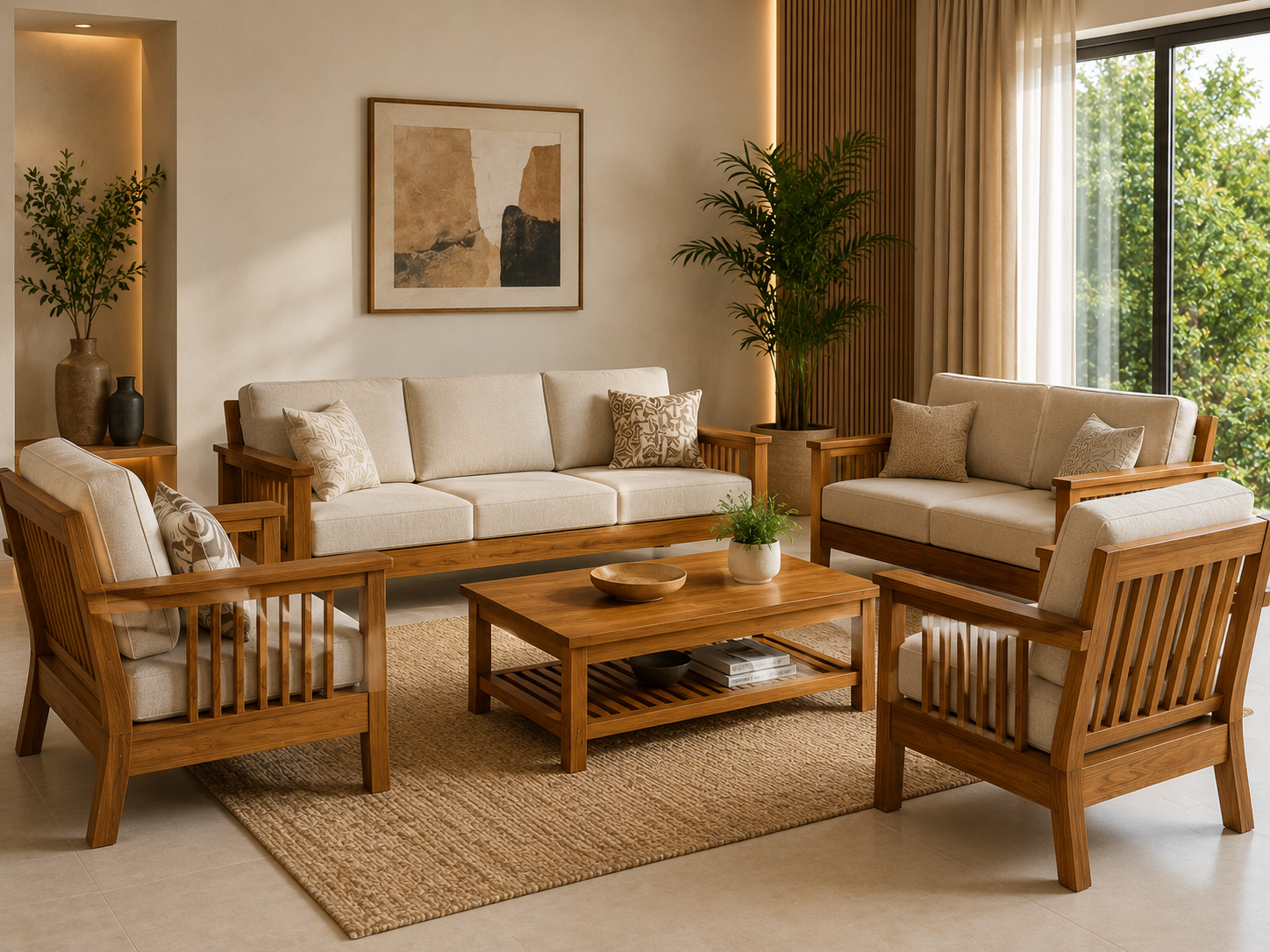 Wooden Sofa